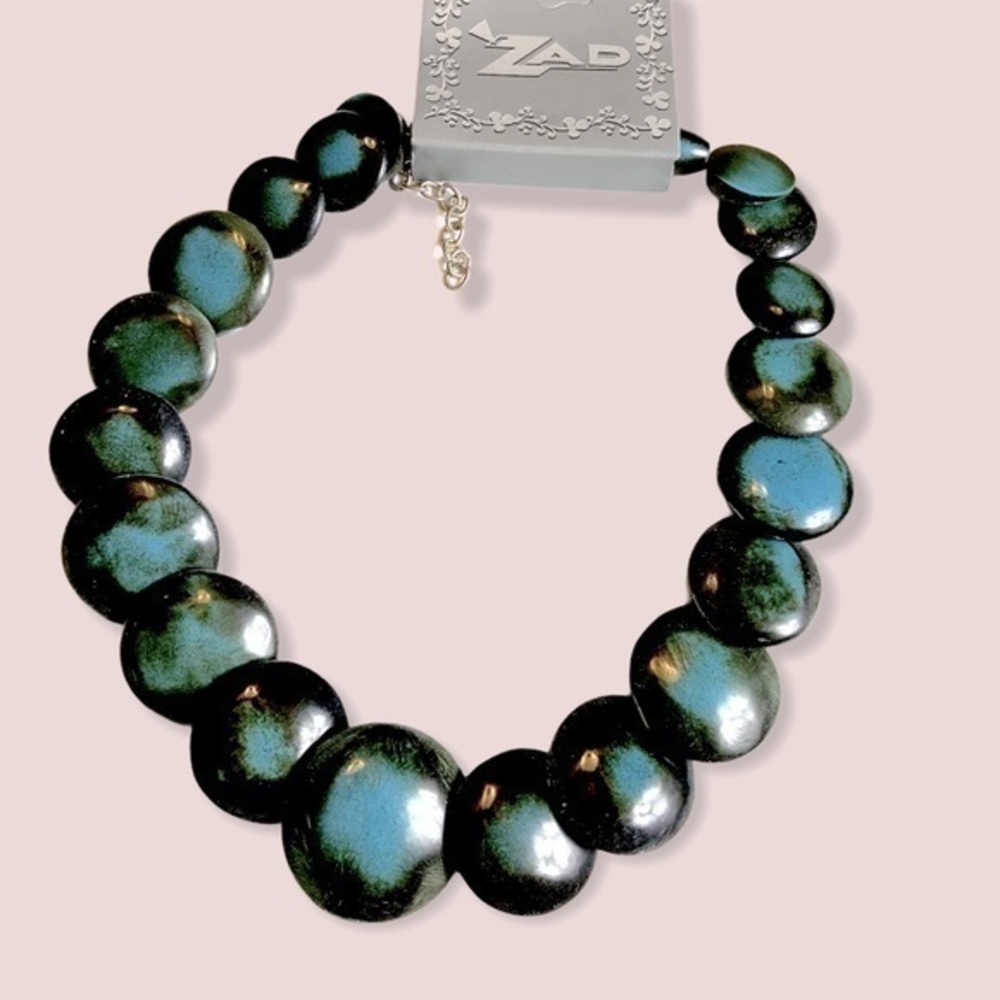 ZAD abstract‎ discs necklace